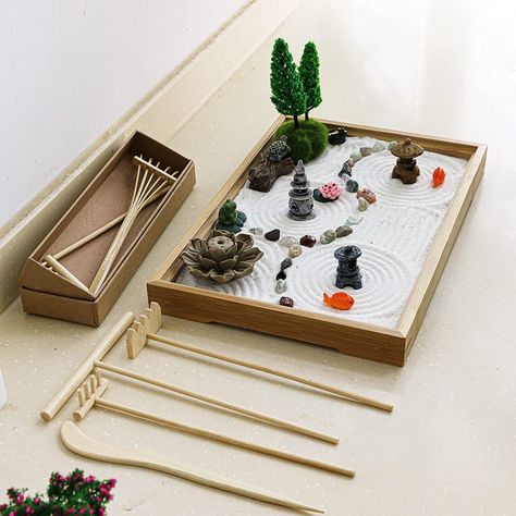 garden outdoor
gardening landscaping
garden designs
gardening design
garden landscaping Diy Zen Garden Mini, Mini Zen Garden Diy, Mini Zen Garden Ideas, Ram Photography, Diy Zen Garden, Zen Garden Mini, Jardin Zen Miniature, Tabletop Zen Garden, Desktop Zen Garden