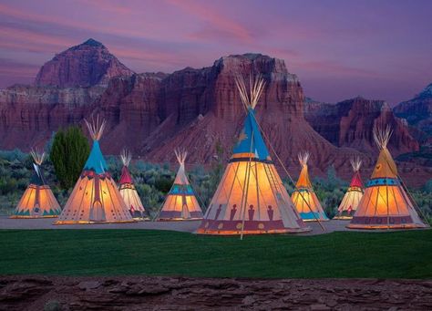 You'll Never Forget A Stay At This Unique Utah Resort Teepee Camping, Utah Resorts, Camping Hack, Utah Vacation, Utah Road Trip, Capitol Reef, Capitol Reef National Park, Camping Destinations, Utah Travel