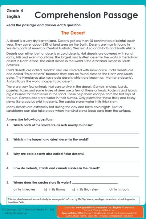 Year 4 Comprehension Worksheets, Comprehension For Class 4 English, Comprehension Passage Class 4, English Comprehension Worksheets Year 5, Year 6 English Worksheets, Unseen Passage In English Class 4, Comprehension Passage For Class 5, Unseen Passage In English For Class 5, English Comprehension For Grade 4