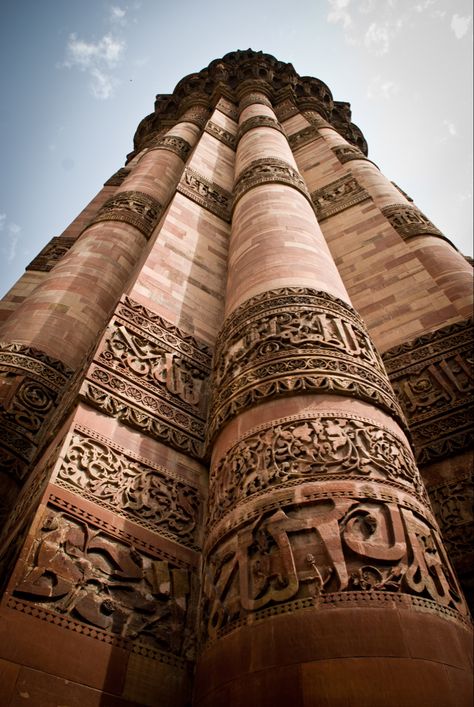 Qutab Minar, Delhi #delhi #indiatourism Delhi Trip, Delhi Aesthetic, Qutab Minar, Delhi Photography, Delhi Tourism, India Architecture, Drawing Architecture, Perspective Drawing Architecture, Fashion Design Template