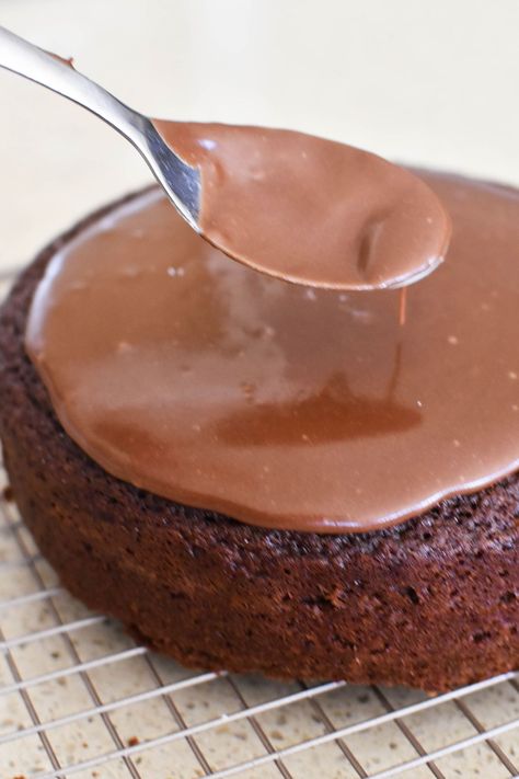 icing boiled chocolate cake. Boiled Icing, Chocolate Layer Cake, Ice Cream Pies, A Birthday Cake, Chocolate Icing, Morning Tea, Cake Tins, Easy Chocolate, Chocolate Cake Recipe