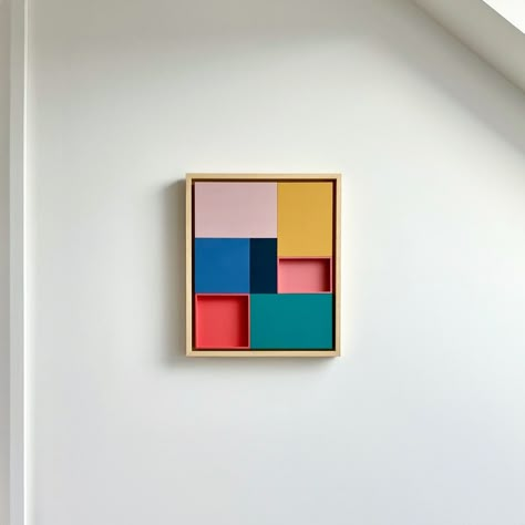 Another new one on the studio wall today… ✨ #art #minimal #shape #form #colour #geometric #reductiveart #concreteart #colourfield #painting Abstract Geometric Wall Art, Minimal Canvas Art, Laura Jane, Hallway Wall Art, Acoustic Design, Studio Wall, Canvas Diy, Hallway Wall, Abstract Geometric Art