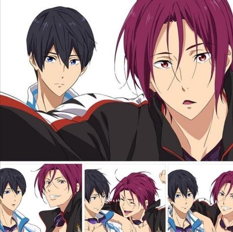 Free Eternal Summer Rin, Aiichiro Nitori, Free! Rin, Rin X Haru, Matsuoka Rin, Rin Matsuoka, Haruka Nanase, Free Eternal Summer, Splash Free