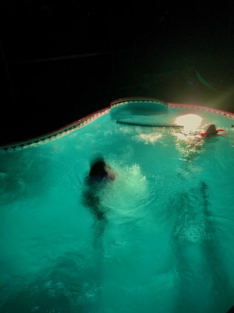 #summer #pool #night #aesthetic #grunge #florida Grunge Pool Aesthetic, Swimming Pool Summer Aesthetic, Pool Core Aesthetic, Motel Pool Aesthetic, Florida Gothic Aesthetic, Pool Dark Aesthetic, Summer Horror Aesthetic, Pool At Night Aesthetic, Pool Nostalgia