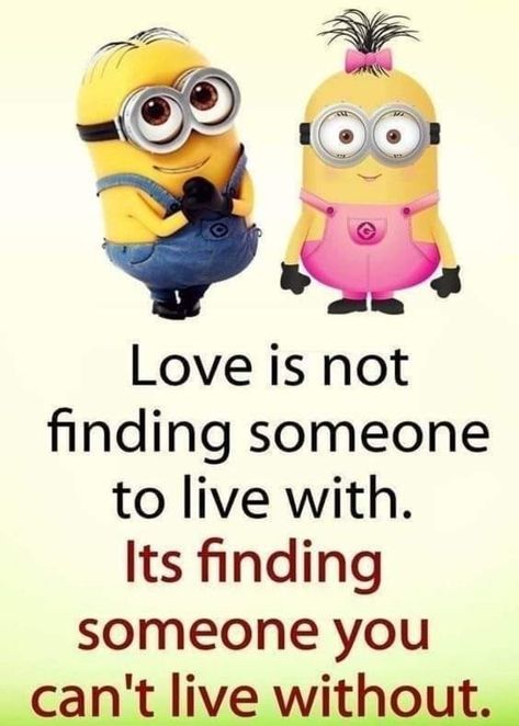 10 Minion Life & Love Quotes Minion Love Quotes, Minions Minions, Love Cartoons, Relationship Cartoons, Funny Minion Memes, Minion Jokes, Minions Love, Quotes Ideas, Funny Minion Quotes