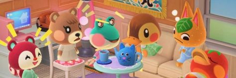 Acnh Twitter Header, Colorful Banner Twitter, Animal Crossing Header, Low Quality Aesthetic, Banner For Discord, Tumblr Header, Twitter Header Image, Profile Banner, Quality Aesthetic