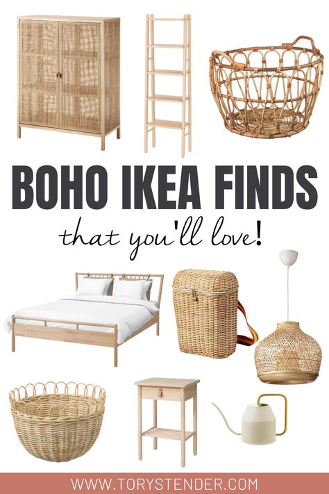 BOHO IKEA FINDS YOU'LL LOVE / Tory Stender - Tory Stender Ikea boho style / Boho style from Ikea / Affordable boho decor / Boho Ikea bedroom / Boho Ikea office / Boho Ikea Dining Room / Boho Ikea furniture / Ikea rattan furniture Best Dining Room Colors, Nordli Ikea, Ikea Dining Room, Ikea Dining, Boho Bedroom Furniture, Ikea Finds, Boho Bedroom Design, Boho Bedroom Ideas, Neutral Furniture