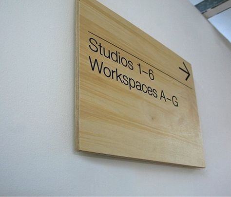 Plywood Signage, Wood Signage, Wooden Signage, Wayfinding System, Building Signs, Wayfinding Signage, Coworking Space, Signage Design, Design Week