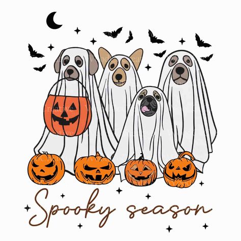 Halloween Dog Painting, Halloween Groom, Boo Dog, Halloween Pets, Dog Puns, Boo The Dog, Ghost Costume, Dog Png, Ghost Dog