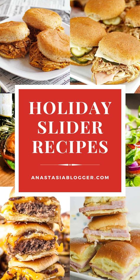 Christmas Sandwiches, Sliders Recipes Hawaiian Rolls, Party Entrees, Easy Slider Recipes, Hawaiian Roll Sliders, Holiday Party Appetizers, Slider Sandwiches, Appetizer Sandwiches, Christmas Appetizers Party