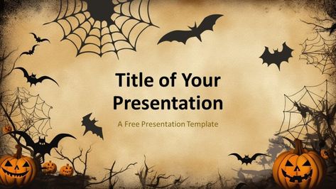 Halloween Parchment Template for PowerPoint and Google Slides Halloween Symbols, Template For Powerpoint, Aesthetic Halloween, Presentation Template Free, Aesthetic Room Decor, Aesthetic Room, Google Slides, Presentation Templates, Halloween Themes