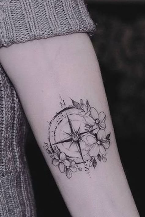 Travel Tattoos | Tattoos Compass Tattoo Ideas, Travel Tattoos, Tattoo Ideas For Men, Compass Tattoo, Tattoo On, About Life, Compass, Tattoo Ideas, Converse