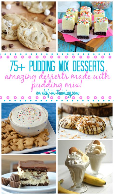 Pudding Mix Desserts, Desserts Nutella, Smores Dessert, Cheesecake Pudding, Pudding Desserts, S'mores, Köstliche Desserts, Desserts To Make, Yummy Sweets