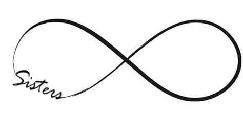 Sister Infinity Sisters Infinity Tattoos, Infinity Sister Tattoo, Sister Tattoo Infinity, Sister Tattoo Designs, Infinity Tattoos, Infinity Sign, Sister Tattoos, Infinity Symbol, Infinity Tattoo