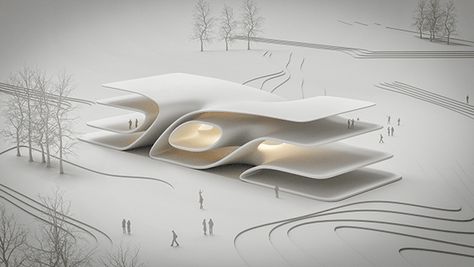 Minimal surface study on Behance Minimal Surface Architecture, Organic Architecture Concept, Surfaces Architecture, Architecture Design Process, Concept Models Architecture, Minimal Surface, Minimal Architecture, Autodesk Maya, Conceptual Architecture