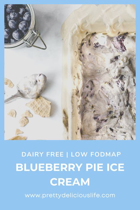 Dairy free, refined sugar free ice cream that is also low FODMAP diet friendly. #dairyfree #icecream Low Fodmap Ice Cream Recipe, Low Fodmap Ice Cream, Maple Ice Cream Recipe, Maple Ice Cream, Fod Map, Fodmap Recipes Dinner, Homemade Blueberry Pie, Low Fodmap Recipes Dinner, Endo Diet