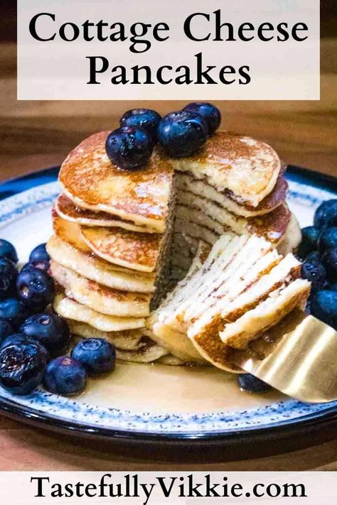 Healthy Low Fat Breakfast, Flourless Cottage Cheese Pancakes, Cottage Cheese Keto Pancakes, Three Ingredient Cottage Cheese Pancakes, Grain Free Cottage Cheese Pancakes, 3 Ingredient Cottage Cheese Pancakes, Cottage Cheese Banana Oatmeal Pancakes, Oat Flour Cottage Cheese Pancakes, High Protein Pancakes Cottage Cheese