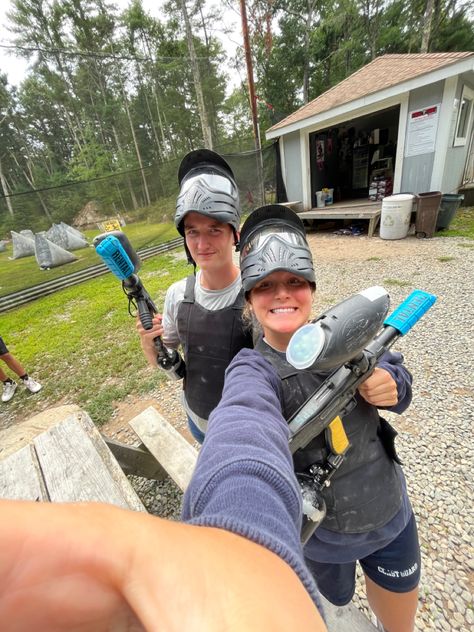 Paintballing Aesthetic, Paintball Date, Paintball Aesthetic, Paintball Pictures, Paintball Game, Group Dates, Summer Board, Photos Inspo, Fun Activities To Do