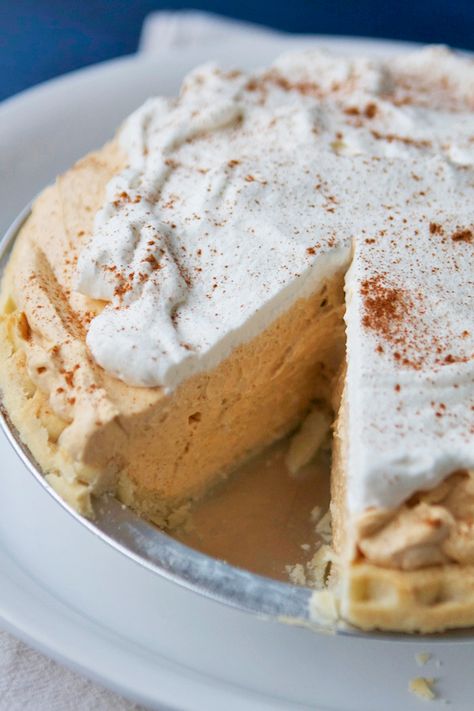 Pumpkin Cream Pie | Lauren's Latest Pumpkin Cream Pie, Dessert Pies, Pumpkin Pie Cheesecake, Cronut, Cream Pie Recipes, Pumpkin Pie Recipes, Foods Recipes, Recipes Dessert, Pumpkin Cream