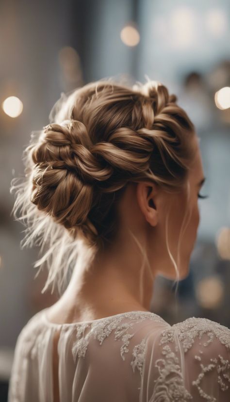 25 Messy Bun Hairstyles For Wedding » Hairstylester Messy Bun Hairstyles For Wedding, Hair Up Wedding, Bun Hairstyles For Wedding, Bride Bun, Messy Hair Up, Messy Braided Hairstyles, Wedding Bun, Morning Hair, High Ponytail Hairstyles