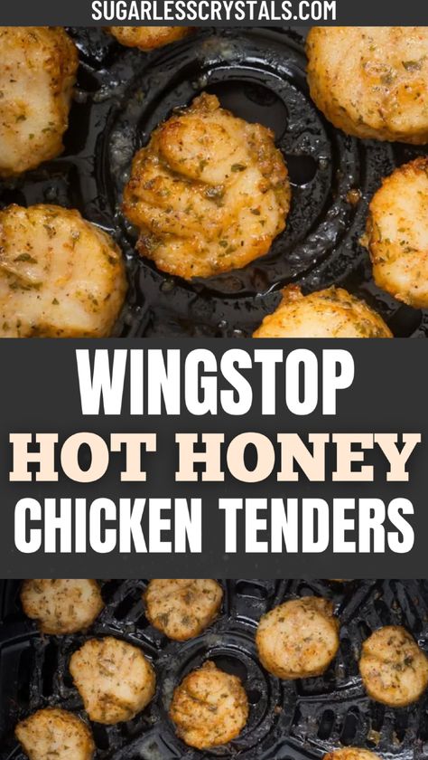 These hot honey chicken tenders are perfect for a quick meal. Crispy on the outside, juicy on the inside, and covered in a sweet yet spicy honey sauce. Try them oven-baked or fried, and serve them with fries for a meal that's just as delicious as wingstop chicken tenders. You won’t believe how easy it is to make these at home! Easy Hot Honey Chicken, Easy Chicken Appetizers, Outdoor Appetizers, Shrimp Cucumber Bites, Spicy Honey Sauce, Southern Tailgate, Hot Honey Chicken Tenders, Honey Chicken Tenders, Easy Entertaining Food