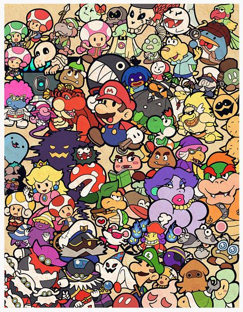 Epic game. Mario Theme Wallpaper, Mario Pattern Wallpaper, Super Mario Galaxy Art, Yoshis Crafted World Wallpaper, Trippy Mario Art, Super Mario Galaxy, Paper Mario, Super Mario World, Y2k Wallpaper