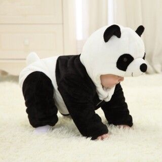 Baby Clothes, Kids Clothes, Toddler Clothing Online Shopping - Evababe Panda Outfit, Rompers For Kids, Toddler Romper, Baby Panda, White Dragon, Baby Costumes, Baby Outfits Newborn, Baby Winter