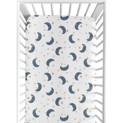 Moon Stars Nursery, Night Nursery, Moon Bear, Space Themed Nursery, Moon Nursery, Baby Sheets, Portable Crib, Mini Crib Sheets, Space Nursery