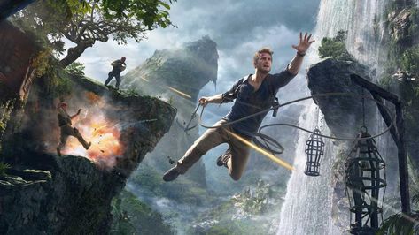 https://www.keengamer.com/articles/news/new-uncharted-movie-photos-released/ Uncharted A Thief's End, Uncharted Game, Uncharted Series, A Thief's End, Uncharted 4, Shadow Of The Colossus, Nathan Drake, 4 Wallpaper, Action Adventure Game