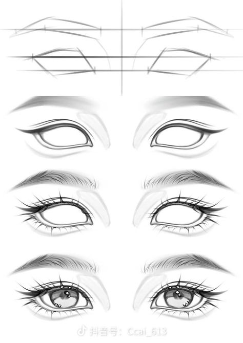 Eyes Guidelines Drawing, Arthur Morgan Art, Draw Cat Eyes, Lukisan Fesyen, Easy Eye Drawing, Draw Cat, Face Art Drawing, How To Draw Eyes, Tutorial Painting