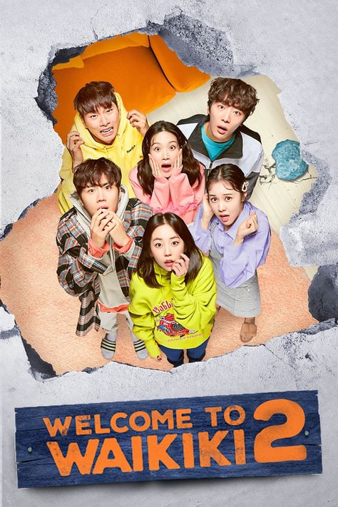 Welcome To Waikiki Season 2 Kdrama, Welcome To Waikiki Poster, Welcome To Waikiki Season 1, Waikiki Kdrama, Welcome To Waikiki, Drama Poster, Love K, Thai Drama, Mini Books