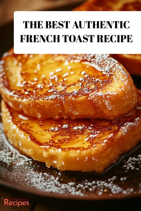 Try this classic French breakfast with our authentic French Toast recipe! This easy-to-make, comforting dish is perfect for a sweet start to your day, featuring crispy edges and a custardy center. French Bread Breakfast Ideas, Betty Crocker French Toast Recipe, French Toast Recipe Stove Top, French Brunch Menu Ideas, French Toast Photography, How To Make French Toast, French Breakfast Ideas, French Toast For Two, Custard French Toast Recipe