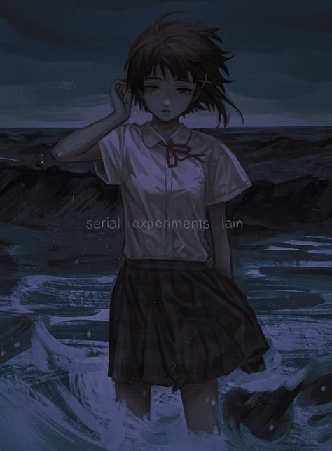 Lain Iwakura, Serial Experiments Lain, Water, Anime