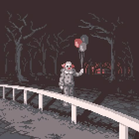 Clown Pixel Art, Dark Pixel Art, Pixel Life, Sif Dark Souls, Pixel Art Landscape, Too Much Love, 8 Bit Art, Pixel Art Background, Arte 8 Bits