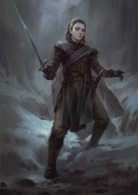 Arya Stark Art, Dessin Game Of Thrones, Game Of Thrones Arya, Got Art, Game Of Thrones Artwork, Asoiaf Art, Gra O Tron, Game Of Throne, A Game Of Thrones