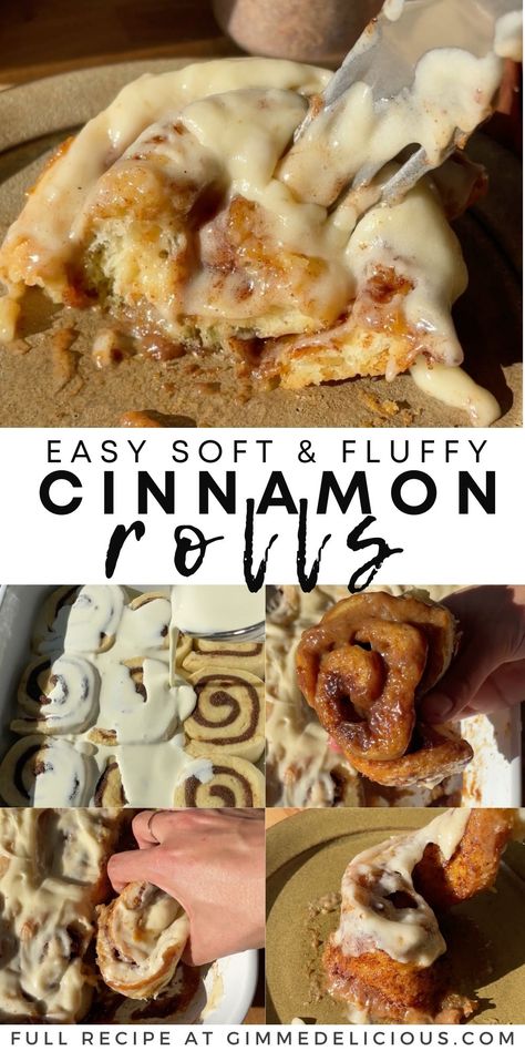 Learn how to make the BEST soft & gooey cinnamon rolls made tik-tok style with heavy cream. These cinnamon rolls with cream cheese frosting are a fan faovrite and will become your go-to cinnamon rolls! Cinnamon Rolls Ice Cream, No Cream Cheese Cinnamon Roll Frosting, Absolutely Sinful Cinnamon Rolls, Cinnamon Rolls With Evaporated Milk, No Yeast Cinnamon Rolls Easy, Cinnamon Rolls Homemade Heavy Cream, Cinnamon Rolls For 2, Homemade Cinnamon Rolls With Heavy Cream, The Best Cinnamon Rolls Ever