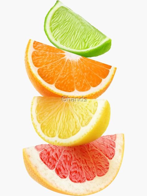 Buy 'Citrus slices on top of each other' by 6hands as a Sticker #healthylifestylebytsf Grapefruit Wallpaper, Holiday Skin, Citrus Slices, Fruits Drawing, Fruit Wallpaper, Fruit Photography, Painting Subjects, Fruit Painting, Fruit Art