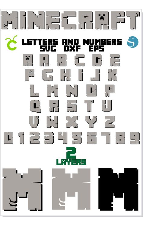 Cricut Minecraft, Minecraft Cricut, Minecraft Letters, Minecraft Alphabet, Minecraft Font, Minecraft Shirt, Vector Building, Minecraft Bday, Minecraft Birthday Cake