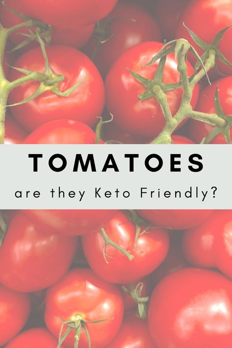 Not all fruits and vegetables are good for a keto diet...even the alleged healthiest options! So, are tomatoes keto? Dig into tomato nutrition information, low-carb recipes, and health benefits. Are Tomatoes Keto Friendly, Keto Tomato Recipes, Grape Tomato Recipes, Canned Tomato Recipes, Ditch The Carbs, Lo Carb Recipes, Tomato Nutrition, Cold Lunches, All Fruits