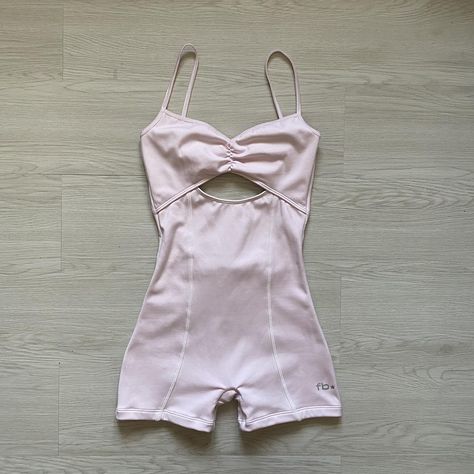 Frankies Bikinis Pink Onesie  Size: M (fits S) worn... - Depop Frankies Bikinis Romper, Active Romper, Bikinis Pink, Dr Closet, Pink Onesie, Music Fest, Frankies Bikinis, Folded Up, Stylish Outfits