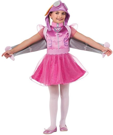 Paw Patrol Kostüm, Skye Paw Patrol Costume, Paw Patrol Halloween Costume, Skye Costume, Sky Paw Patrol, Paw Patrol Costume, Paw Patrol Skye, Toddler Girl Halloween, Skye Paw