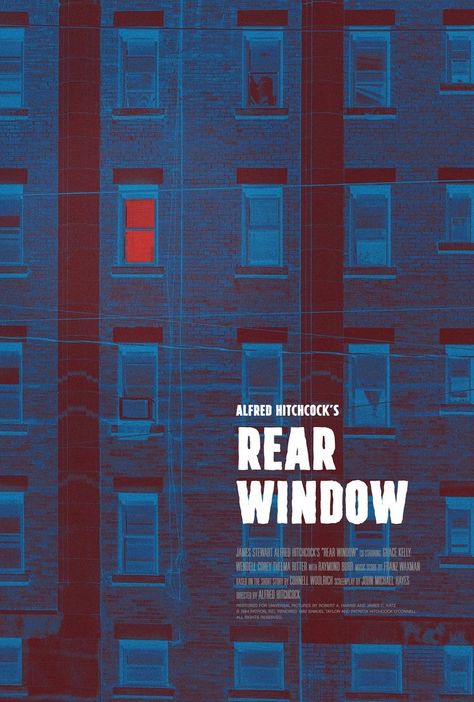 Janela Indiscreta Rear Window Movie, Window Poster, Criterion Collection, Film Poster Design, I Love Cinema, Minimal Movie Posters, Movie Posters Design, Cinema Posters, Alternative Movie Posters