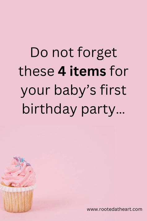 Do you have everything you need for your baby’s first birthday party? You do not want to miss these four things! * * * * #firstbirthdayparty #firstbirthday #firstbirthdaythemes #firstbirthdaycake #firstbirthdayideas #firstbirthdayparty #firstbirthdayfoodideas #firstbirthdaydecorations #firstbirthdaygiftideas #budgetfirstbirthdayparty #firstbirthdaypartyonabudget #1stbirthday #1stbirthdayparty #1stbirthdaycake First Birthday To Do List, First Birthday Indoor Activities, Things To Do At A First Birthday Party, What To Do At A First Birthday Party, First Birthday Traditions Ideas, 1st Birthday Snack Ideas, Activities For 1st Birthday Party, First Birthday Must Haves, Easy 1st Birthday Food Ideas