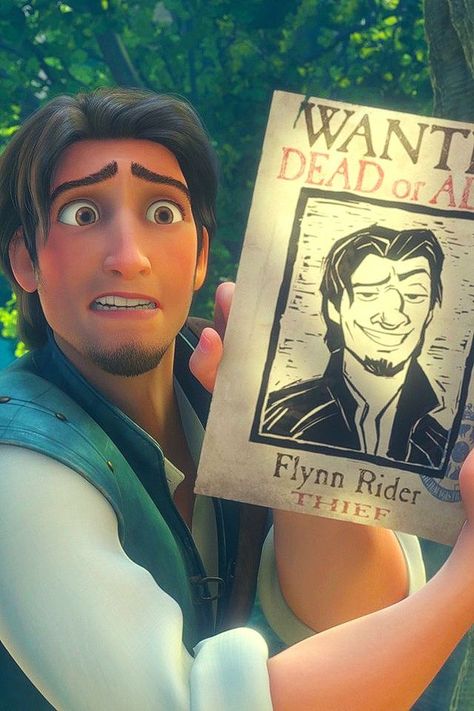 Tangled (2010) Zachary Levi auditioned for the part of Flynn Rider and got it, with an English accent. Later, this was dropped and Levi read the role in his own American accent instead. Flynn Ryder, Grand Prince, Rapunzel And Eugene, Images Disney, Flynn Rider, Disney Rapunzel, I Saw The Light, Disney Princes, Best Disney Movies