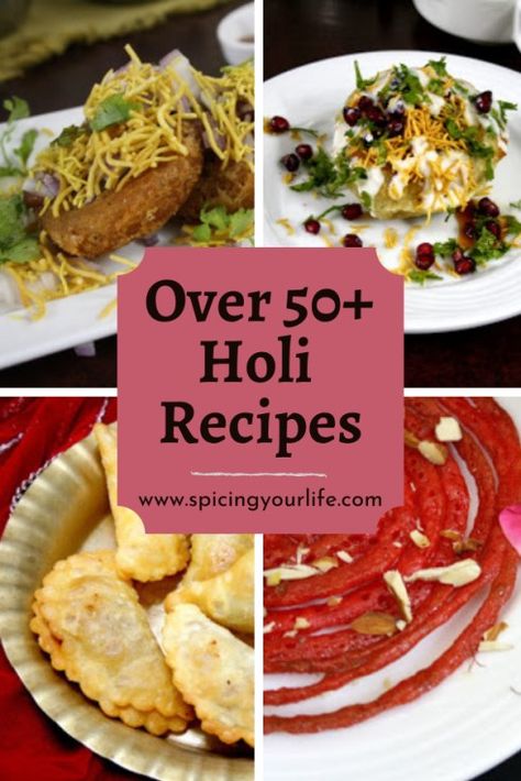 Holi Special Recipes for your party to enjoy with different sweets and snacks. Holi Special Recipes, Holi Sweets, Holi Recipes, Holi Party, Recipes To Make At Home, Holi Special, Indian Sweet, Homemade Baby Food, Salty Snacks