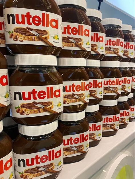 Nutella Banana Nutella Muffins, Plovdiv Bulgaria, Junk Food Snacks, Snack Containers, Nutella Bottle, Food Videos Desserts, Grocery Shop, Food Obsession, I Love Food