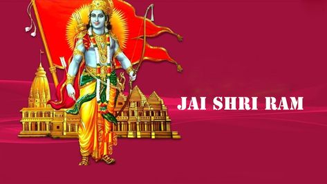 Jai Shri Ram Wallpapers - Top Free Jai Shri Ram Backgrounds - WallpaperAccess Jai Shree Ram Logo Wallpaper, Shri Ram Wallpapers Full Hd 3d, Ram Flag, Ram Hanuman Images, Navratri Photo, Shree Ram Hanuman, Bhagwan Shiv, Shree Ram Photos, Xperia Wallpaper