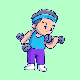 Catalyststuff | Freepik Cute Gym Cartoon, Cartoon Body Builder, Gym Doodle Art, Gym Cartoon Art, Gym Cartoon, Cute Panda Drawing, Cute Cat Sleeping, Cat Yawning, Panda Painting