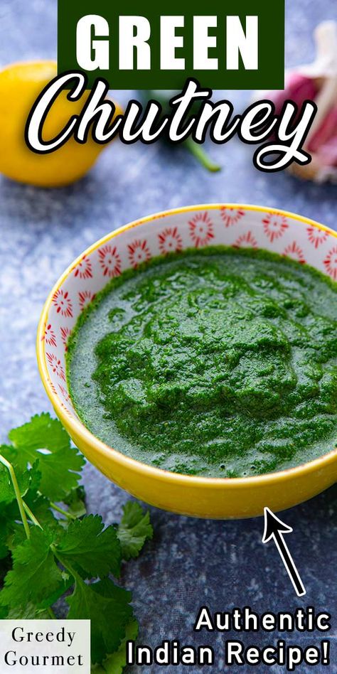 Green Chutney Recipe, Coriander Chutney, Cilantro Chutney, Pakistani Recipes, Chutney Recipe, Green Chutney, Indian Street, Food Street, Indian Street Food