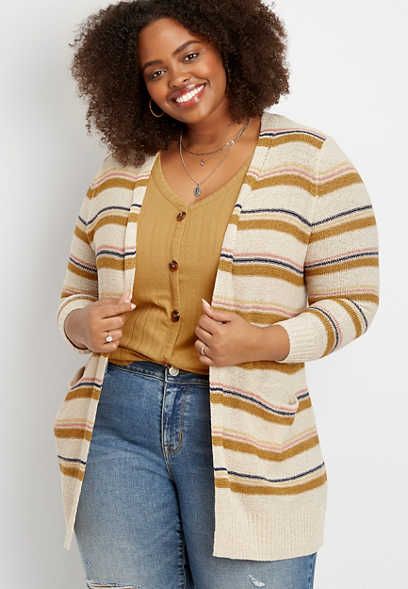 Plus Size Sweaters, Cardigans & Pullovers For Women | maurices Mom Looks, Maurices Plus Size, Plus Size Fashion Tips, Fall Fashion Trends Women, Clothes Plus Size, Just My Size, Fashionably Late, Fashion Queen, Plus Size Womens